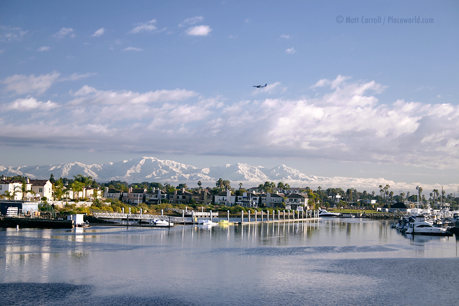 Eastern San Gabriel Mountains from Long Beach